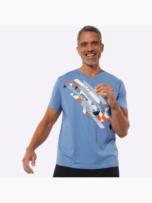 T-shirt à manches courtes imprimé graphique - moda vilona - Kiabi