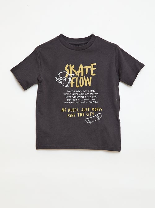 T-shirt à manches courtes imprimé - Kiabi