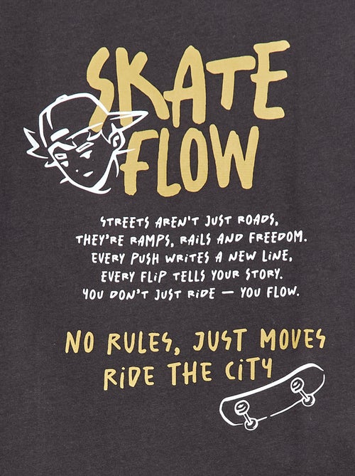 T-shirt à manches courtes imprimé - Kiabi