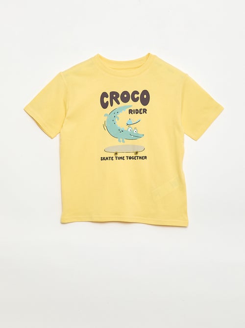 T-shirt à manches courtes imprimé - Kiabi