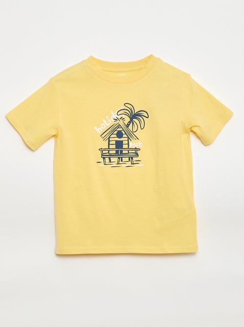T-shirt à manches courtes imprimé - Kiabi