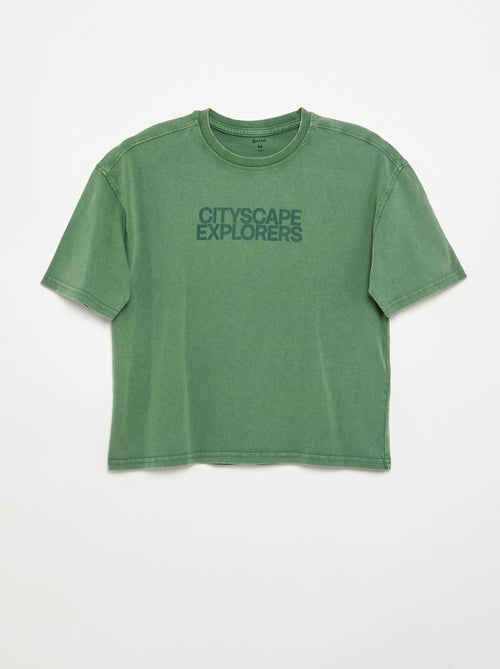 T-shirt à manches courtes imprimé - Kiabi T-shirt à manches courtes imprimé - Kiabi