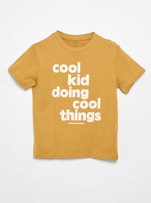 T-shirt à manches courtes imprimé - Kiabi