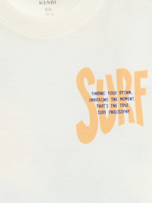 T-shirt à manches courtes imprimé recto/verso - Kiabi T-shirt à manches courtes imprimé recto/verso - Kiabi