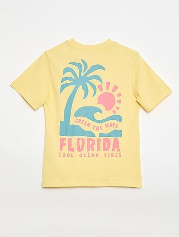 T-shirt à manches courtes imprimé recto/verso