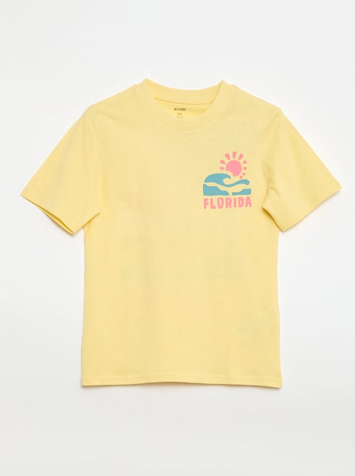 T-shirt à manches courtes imprimé recto/verso - Kiabi T-shirt à manches courtes imprimé recto/verso - Kiabi