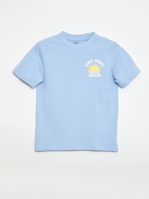 T-shirt à manches courtes imprimé recto/verso - Kiabi T-shirt à manches courtes imprimé recto/verso - Kiabi