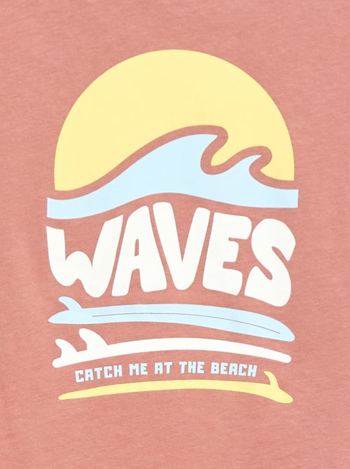 T-shirt à manches courtes imprimé - Kiabi