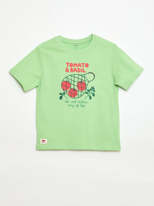 T-shirt à manches courtes imprimé - Kiabi