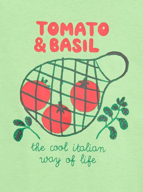 T-shirt à manches courtes imprimé - Kiabi