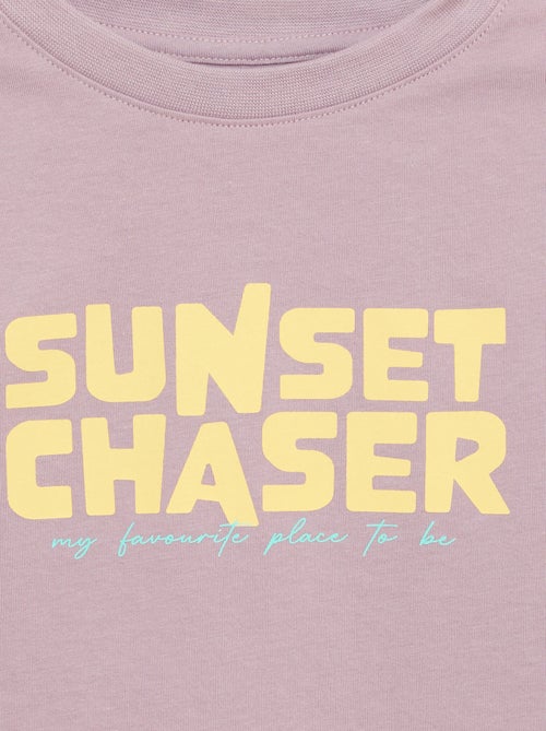 T-shirt à manches courtes imprimé - Kiabi