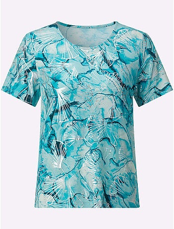 T-shirt à Manches Courtes Jersey Extra-fin - Taille Standard - Helline