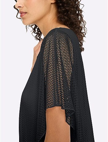 T-shirt à manches courtes joli motif ajouré - taille standard - helline