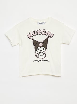 T-shirt à manches courtes 'Kuromi' 'Hello Kitty'