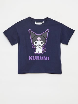 T-shirt à manches courtes 'Kuromi' 'Hello Kitty'
