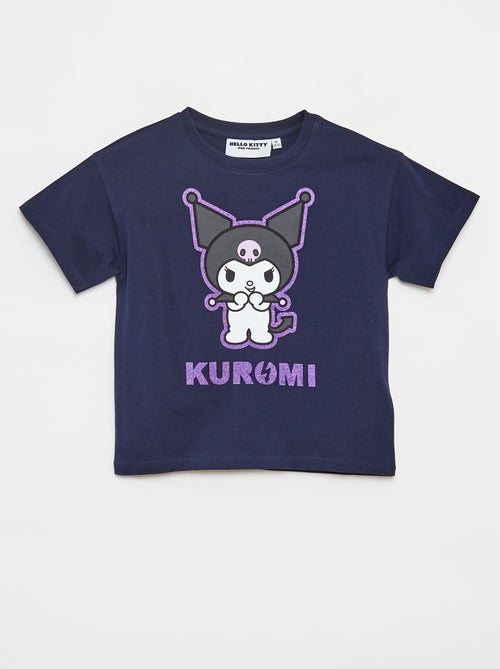 T-shirt à manches courtes 'Kuromi' 'Hello Kitty' - Kiabi