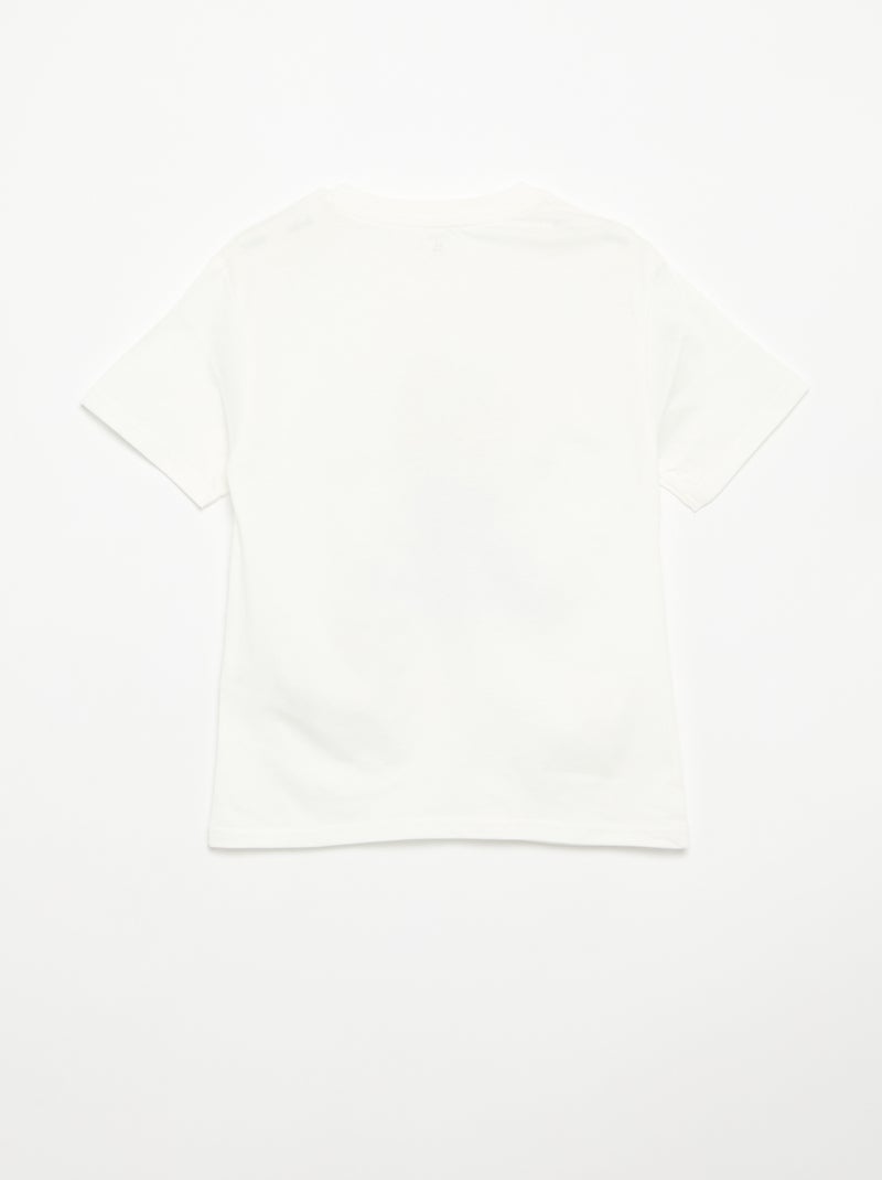 T-shirt à manches courtes 'Les Minions' Blanc - Kiabi