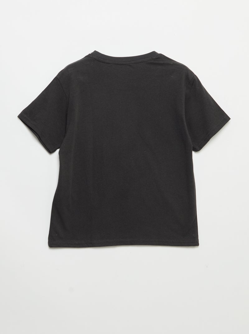 T-shirt à manches courtes 'Les Minions' Noir - Kiabi