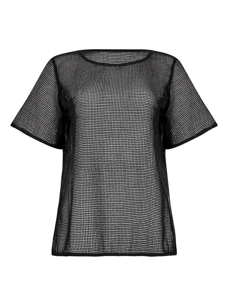 T-shirt à manches courtes MALAGA Noir - Kiabi