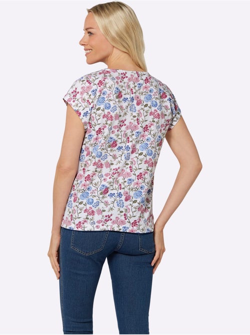 T-shirt à Manches Courtes Mancherons - Taille Standard - Moda Vilona - Kiabi T-shirt à Manches Courtes Mancherons - Taille Standard - Moda Vilona - Kiabi