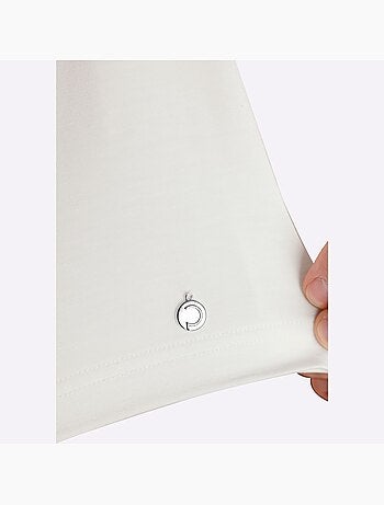 T-shirt à Manches Courtes Mélange Coton Et Lyocell De Qualité - Taille Standard - helline