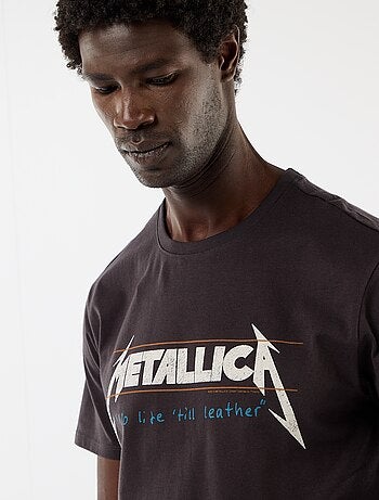 T-shirt à manches courtes 'Metallica'
