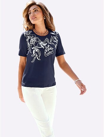 T-shirt à Manches Courtes Motif Imprimé - Taille Standard - Witt