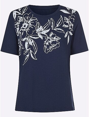 T-shirt à Manches Courtes Motif Imprimé - Taille Standard - Witt