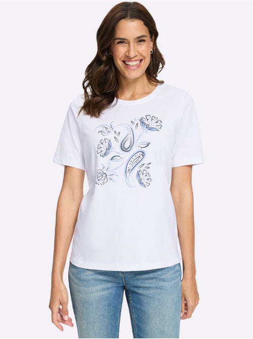 T-shirt à Manches Courtes Motif Imprimé - Taille Standard - Witt - Kiabi T-shirt à Manches Courtes Motif Imprimé - Taille Standard - Witt - Kiabi
