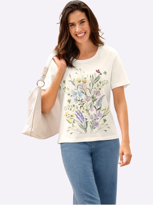 T-shirt à Manches Courtes Motif Imprimé - Taille Standard - Witt - Kiabi T-shirt à Manches Courtes Motif Imprimé - Taille Standard - Witt - Kiabi