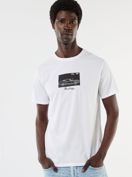 T-shirt à manches courtes 'Mustang' - Kiabi