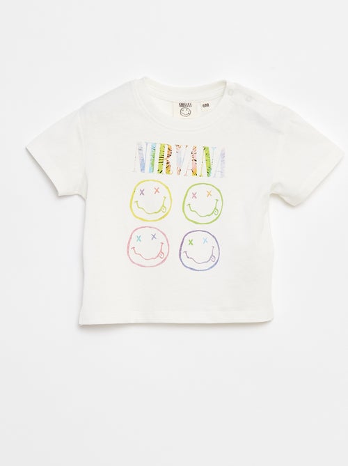 T-shirt à manches courtes 'Nirvana' - Kiabi