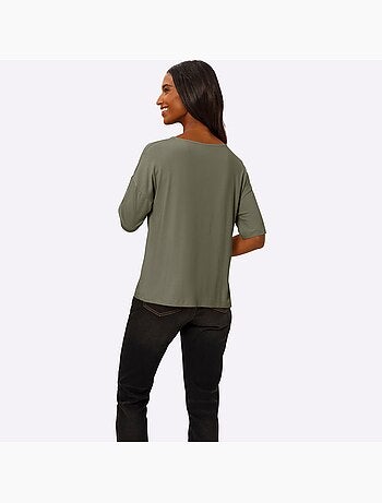 T-shirt à Manches Courtes Nœud Décoratif Tendance - Taille Standard - helline