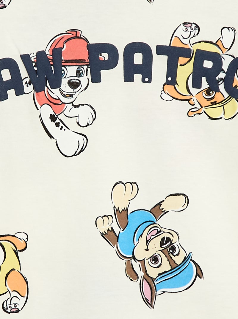 T-shirt à manches courtes 'Pat' Patrouille' Blanc - Kiabi