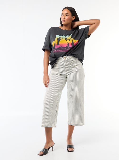 T-shirt à manches courtes 'Pink Floyd' - Kiabi