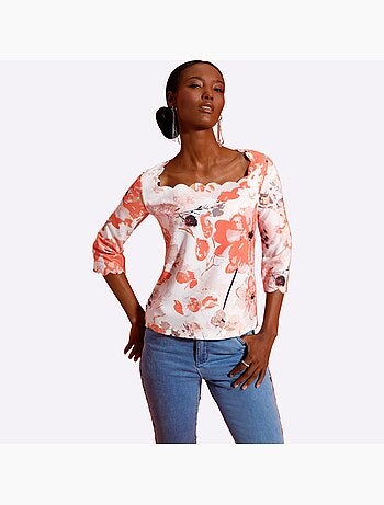 T-shirt à Manches Courtes Polyester Recyclé - Taille Standard - helline