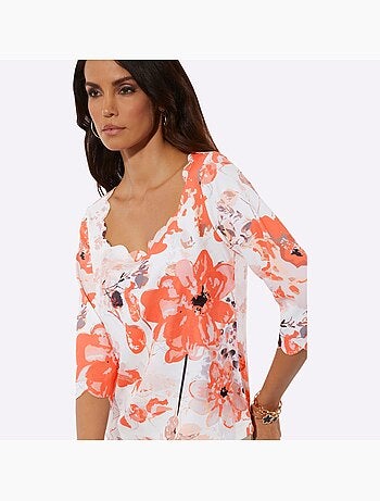 T-shirt à Manches Courtes Polyester Recyclé - Taille Standard - helline