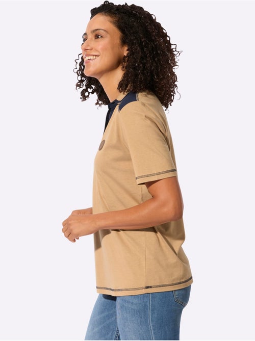 T-shirt à Manches Courtes Produit Certifié Ocs - Taille Standard - Witt - Kiabi T-shirt à Manches Courtes Produit Certifié Ocs - Taille Standard - Witt - Kiabi