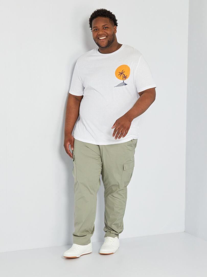 T-shirt à manches courtes 'Produkt' Blanc - Kiabi