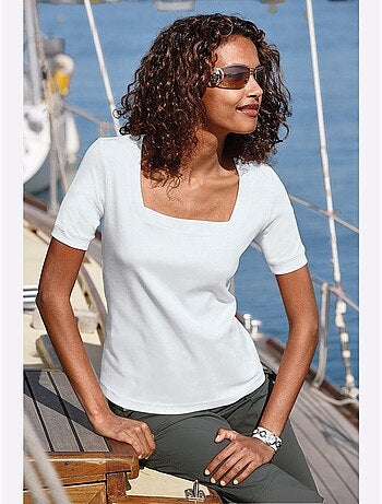 T-shirt à Manches Courtes Pur Coton - Taille Standard - Witt