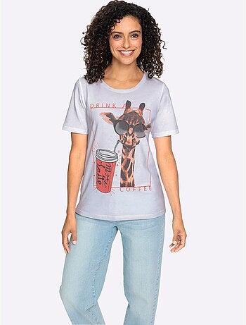 T-shirt à Manches Courtes Pur Coton - Taille Standard - Witt