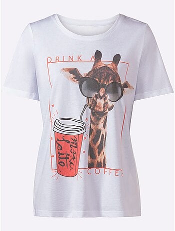 T-shirt à Manches Courtes Pur Coton - Taille Standard - Witt