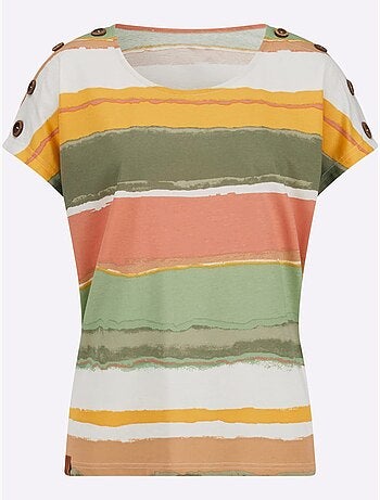 T-shirt à Manches Courtes Pur Coton - Taille Standard - Witt