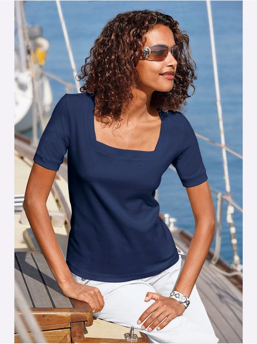 T-shirt à Manches Courtes Pur Coton - Taille Standard - Witt - Kiabi