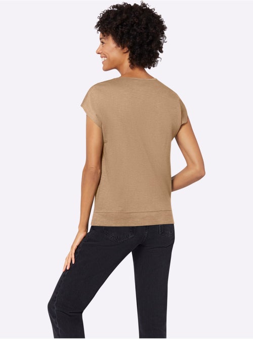 T-shirt à manches courtes pur coton - taille standard - witt - Kiabi