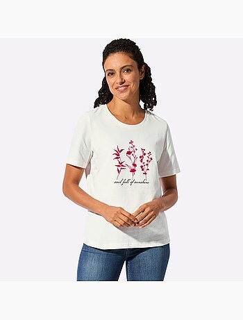 T-shirt à Manches Courtes Pur Coton - Taille Standard - Witt