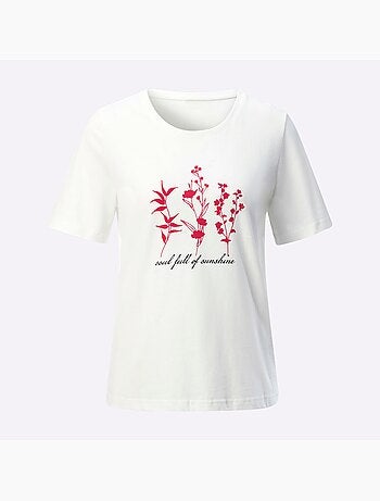 T-shirt à Manches Courtes Pur Coton - Taille Standard - Witt