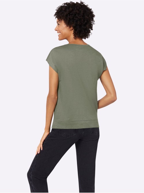 T-shirt à manches courtes pur coton - taille standard - witt - Kiabi T-shirt à manches courtes pur coton - taille standard - witt - Kiabi