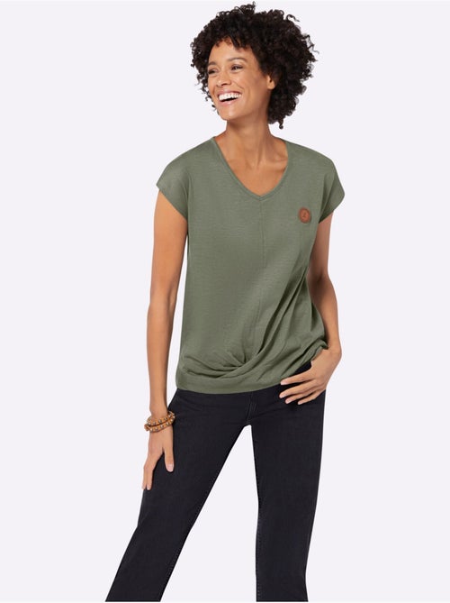 T-shirt à manches courtes pur coton - taille standard - witt - Kiabi T-shirt à manches courtes pur coton - taille standard - witt - Kiabi