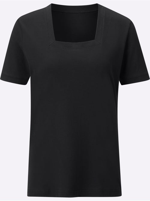 T-shirt à Manches Courtes Pur Coton - Taille Standard - Witt - Kiabi